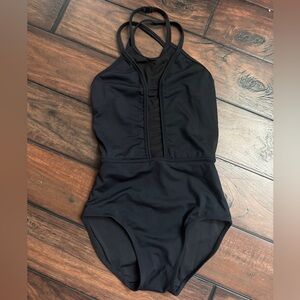 Oh La La Black leotard size AXS
